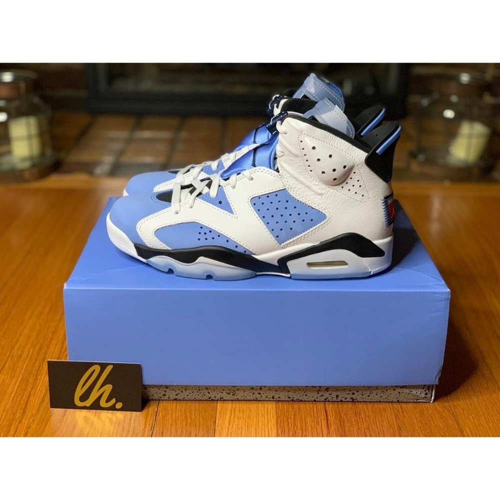 Sz 11.5 Air Jordan 6 Retro "UNC"